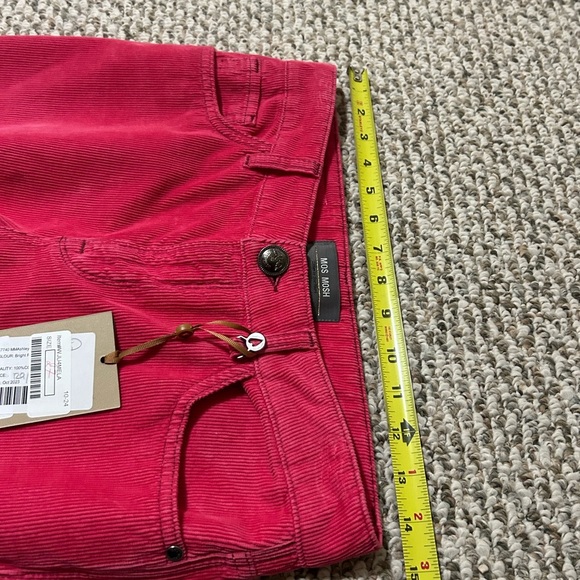 Mos Mosh NWT sz.27 pink bootcut corduroy pants - Picture 10 of 13